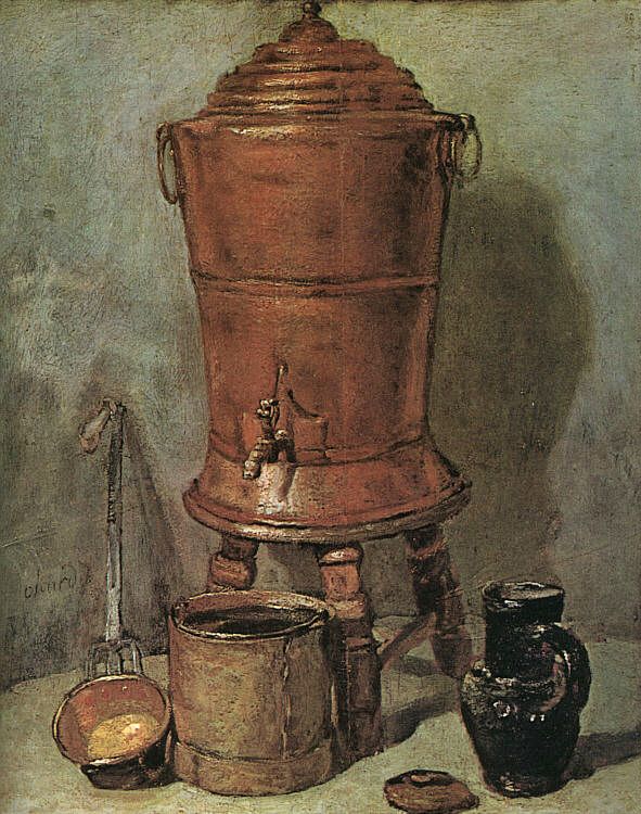 Jean Baptiste Simeon Chardin The Copper Cistern